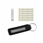 TPU Car Key Case Cover for Hyundai Tucson Avante i10 i20 i30 HB20 IX25 IX35 IX45 Key Fob Shell Holder Protector Accessories number key chain white