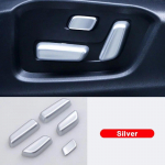 ABS Chromas Automobilio Sėdynės Reguliavimo Jungiklis Sėdynės pakėlimo Raktas Dekoratyvinis dangtelis Apdaila MAZDA CX-5 CX5 CX 5 2017 2018 ABS Silver