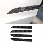 4pcs for Tesla Model X 2016- Car Door Handle Stickers Trim Real Carbon Fiber Sticker tesla Handle Cover Kit Protector Door