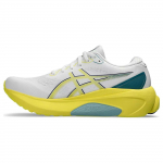ASICS Gel Kayano 30 Balti Ry&scaron;kiai Geltoni Vyri&scaron;ki Sportbačiai 1011B548-101 41.5