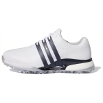 Adidas Tour 360 24 Golfo Batai Balti Kolegijos Laivyno Spalvos Vyri&scaron;ki Sportbačiai Debesėlio Baltumo Sidabriniai Metaliniai IF0245 46 white