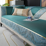 Paprastas ledinis &scaron;ilko sofos pagalvėlės kilimėlis neslystantis vasaros vasaros pagalvėlės sėdynės pagalvėlės sofos užvalkalas Svetainė 70*70cm