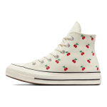 Converse Chuck 70 High Cherries Moteri&scaron;ki kedai Kreminis Egreto Raudonas A08863C 38 beige