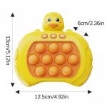 Žaidimas &bdquo;Quick Push Bubbles&ldquo;, žaidimų konsolės jutiminiai žaislai, juokingi &bdquo;Whac-A-Mole&ldquo; žaislai, stresą ir nerimą mažinantis žaislas suaugusiems ir vaikams Duck