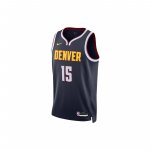Nike NBA Denver Nuggets Nikola Jokic Icon Edition Swingman mar&scaron;kinėliai Tamsiai mėlyni Unisex Streetwear DN2003-419 M