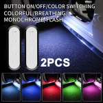 Automobilio durelių žibintai LED pasisveikinimo lemputė Magnetinis valdymas USB įkrovimas Automati&scaron;kai atidarytos durys Saugi, apsauganti nuo susidūrimo avarinė signalinė lemputė 2PCS