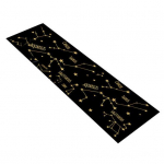 Mink&scaron;tas sugeriantis virtuvės kilimas Palaikykite &scaron;varias grindis kambaryje Lengva prižiūrėti kilimą namuose 40x60cm juoda/geltona