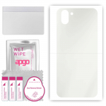 apgo MATTE Protective Skin Sticker for the back compatible with Sharp Aquos R2, Wrap Film, Hydrogel Film, Flexible, Soft TPU with positioning layer ea