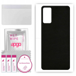 apgo Protective Skin Sticker for the back compatible with Honor 30 Youth Edition, Wrap Film, Foil, Vinyl - Pattern Matrix