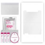 apgo Ultra Clear Protective Skin Sticker for the back compatible with Apple iPad 3 Wi-Fi + Cellular, Wrap Film, Hydrogel Film, Flexible, Soft TPU with