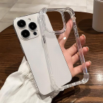 Prabangus smūgiams atsparus skaidrus telefono dėklas iPhone 15 14 13 12 11 Pro Max 7 8 Plus XR X XS Max silikoninis rėmelis skaidrus galinis dangtelis For iPhone 12 Mini