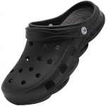HOBIBEAR Unisex Garden Klumpės Batai &Scaron;lepetės Sandalai vyrams ir moterims 43 black