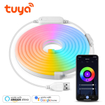 5 V USB Tuya Smart WiFi LED juostos &scaron;viesos žaidimų kambario Ruban RGB neoninės LED juostos Darbas su Alexa / Google Home, skirtas namų dekoravimui 1M-USB