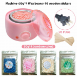 200CC Wax Heater &scaron;ildomas plaukų &scaron;alinimo aparatas rankoms pėdoms kūno SPA epiliatorius parafino va&scaron;ko indelis + va&scaron;ko pupelės + medienos lazdelės