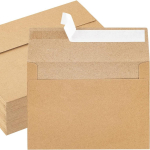 50 vnt. Kraft vokų 5 x 7 colių, A7 vokai, Vokai kortelėms, Kraft popieriaus vokai, Kvietimų vokai, Atvirukų vokai 50PCS/SET