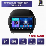 9 colių Android automobilinis stereofoninis radijas, skirtas Hyundai IX35 Tucson 2 LM 2009-2015 automobiliniam daugialypės terpės grotuvui DVD garsiakalbiams galvos blokui garso WIFI 1+16 GB