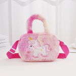 Vienaragio rankinės dovana, Vienaragio rankinės papuo&scaron;alų rinkinys, Unicorn vaiki&scaron;kų papuo&scaron;alų karolių apyrankė, žiedas, plaukų segtukas, mažos mergaitės vaidmenų žaidimas