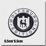 3D metalinis voki&scaron;kas Wolfsburg logotipas Lipdukas Automobilio bagažinės logotipo lipdukai Priekinių grotelių emblemos ženklelis, skirtas GTI Golf 2 3 4 5 6 7 MK2 MK3 MK4 MK5 MK6 MK7 4-Badge Sticker