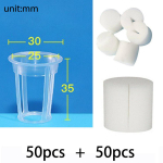 30 * 35 mm orchidėjų vazonai Apvalūs sodinimo krep&scaron;eliai 50 vnt. Daržovių auginimas be dirvožemio