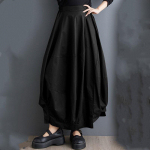 plius dydis Auk&scaron;to juosmens vintažinis Pavasaris Vasara ruduo laisvalaikis laisvas ilgas moteri&scaron;kas sijonas moteri&scaron;kas sijonas juoda