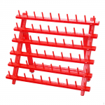 Siuvimo siūlų laikiklis, ritės laikymo ritės laikiklis, skirtas pynimo mezgimui tamsiai rausva spalva