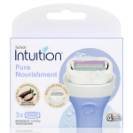 Schick Women's Intuition Nourishment skustuvo a&scaron;menys, 3 vnt., 1 vnt., Korėjieti&scaron;ki skustuvo a&scaron;menys