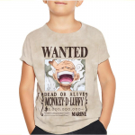 One Piece Luffy Mar&scaron;kinėliai Keturi Imperatoriai Trumpomis Rankovėmis Zoro Sanji Chopper Ace Law Mar&scaron;kinėliai Vaikų Drabužiai Mada Kostiumai Vaikams Vir&scaron;us 140