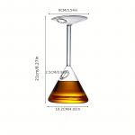 1vnt Kūrybinis kokteilių stiklinis puodelis auk&scaron;tyn kojom Martini taurės Vyno taurės sultys restoranas Virtuvė Sashimi sauso ledo talpykla Laisvalaikio baras Vakarėlis stiklinis puodelis 1pc/300ml