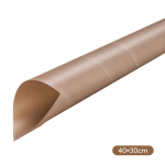 &bdquo;Tteflon&ldquo; kilimėlis auk&scaron;tos temperatūros alyvos audinys kepimo kilimėlis, nelipnus kepimo aliejaus popierius 40*30cm kava