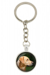 Labrador Retriever - keychain with your photo, key decoration, bag pendant from Art-Dog brand sidabras
