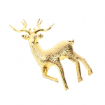 1vnt Kalėdų briedžio plastikinis auksinis pyragas su desertu papuo&scaron;ti dovana vaikams