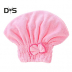 Plaukų džiovinimo kepurė su elastine juostele Super Absorbent Greitai Dry Sutir&scaron;tėjo Mažiau garbanos Bow Decor Plaukų džiovinimo kepuraitė Džiovinimo Galvos Apvyniojimas Namuose Kelionių Naudoti Vonia geltona