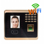 Linx WIFI UF100plus Biometrinis Pir&scaron;tų Atspaudų Veido Atpažinimo Laiko Registravimo Ma&scaron;inos Sistema Su klaviatūra Veido Laiko Laikrodis UF-100 mėlyna