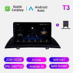 Automobilio radijas Android Auto Carplay skirtas BMW X3 E83 2004-2012 Multimedijos grotuvas galvos blokas Stereo GPS navigacija BT WIFI 2+32GB 2+32GB