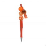 Beadable Pen Ballpoint Convenient Easy to Use Halloween Crafting Gift violetinė