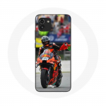 Coque Samsung Galaxy A03 miguel oliveira moto gp drapeau portugal Maniacase juoda