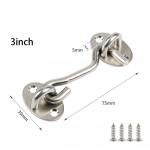 Kabinos lango užraktas su apsauginiu jungikliu su varžtais 3 inch