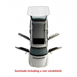 Pilnas automobilio langų, saulės skydelių ir priekinio stiklo aksesuarų aprėpimas, skirtas &bdquo;Volkswagen VW Transporter T5 SWB 2003&ndash;2015 Caravelle Multivan&ldquo;