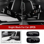 Automobilio stiliaus vairo posūkio signalo valytuvo jungiklio svirties apdailos dangtelio apdaila, skirta VW Polo Golf 7 Golf 8 Jetta Tiguan