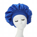 Naktinio miego kepuraitė Satin Solid Sleeping Hat Elastinė plaukų priežiūros kepurė Kasdienis naudojimas ir grožio salonas Bonnet Satin Du&scaron;o kepurė namų aksesuaras