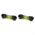 2 vnt. Mažas gulsčiukas Mini burbulinis gulsčiukas Staliaus matavimo įrankis Stačiakampis spiritinis gulsčiukas Single Line