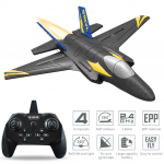 Naujas F35 Rc lėktuvas 2,4 GHZ 4CH 6 a&scaron;ių giroskopas Rc Epp lėktuvas 15 minučių skrydžio laikas nuotolinio valdymo lėktuvas berniukams žaislinis dovanų sklandytuvas su fiksuotu sparnu juoda