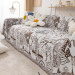 Sofos rank&scaron;luostis Visi&scaron;kai dengiantis audinys Inse Style Nordic Sofa Cushion Camping Antklodės Užvalkalas Visą sezoną Universalus Sofos Užvalkalas 180x130