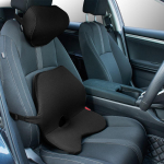 2 vnt. Automobilinės sėdynės apatinės nugaros pagalvės galvos atramos pagalvėlės, stuburo juosmens nugaros atramos pagalvėlės, atminties putos, atpalaiduojančios galvos, kaklo juosmens skausmą