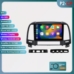 Hizpo 2DIN Android automobilio radijas Hyundai Santa Fe 2 2006 - 2012 m. Automobilio radijas Multimedia Vaizdo grotuvas GPS Navigacija Pagrindinis įrenginys I&scaron;manusis Carplay Auto 4G RDS P2CP 4Core 2G 32G