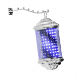 Kirpyklos stulpas &Scaron;viesa Atspari lietui Parduotuvė Besisukanti verslo veiklai Juoda Balta 28cm Red Black White 28cm