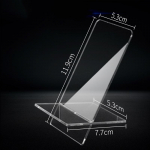 Skaidrus mobiliojo telefono laikiklis Akrilo ekrano stovas Skaidrus stovas mobiliojo telefono ekranui, skirtas Huawei Xiaomi iPhone