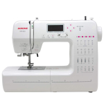 Janome kompiuterizuota siuvimo ma&scaron;ina NP400 Patogus ne&scaron;iojimo krep&scaron;ys įeina Automatinis siūlo nupjovimas Automatinis siūlo įtempimas balta