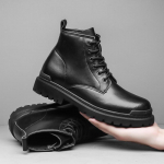 Retro Kokybės Vyri&scaron;ki Batai Natūrali Oda Verslo Suvarstomi Solidūs Batai Vyrams Kariniai Taktiniai Batai Juodi Laisvalaikio Batai Dydis 38-45 42
