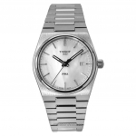 Tissot PRX Classic Contemporary Nerūdijančio plieno Baltas perlamutro ciferblatas Kvarcinis T137.210.11.111.00 100M Unisex laikrodis perlamutro spalvos